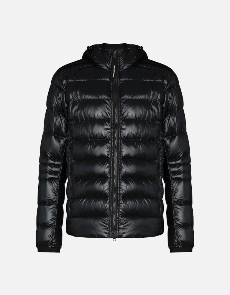 Crofton Padded Down Hooded Coat Black