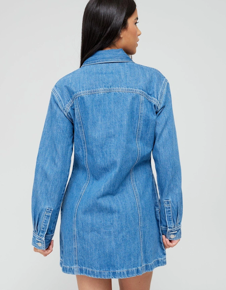 Shay Denim Dress - Old 517 Blue X