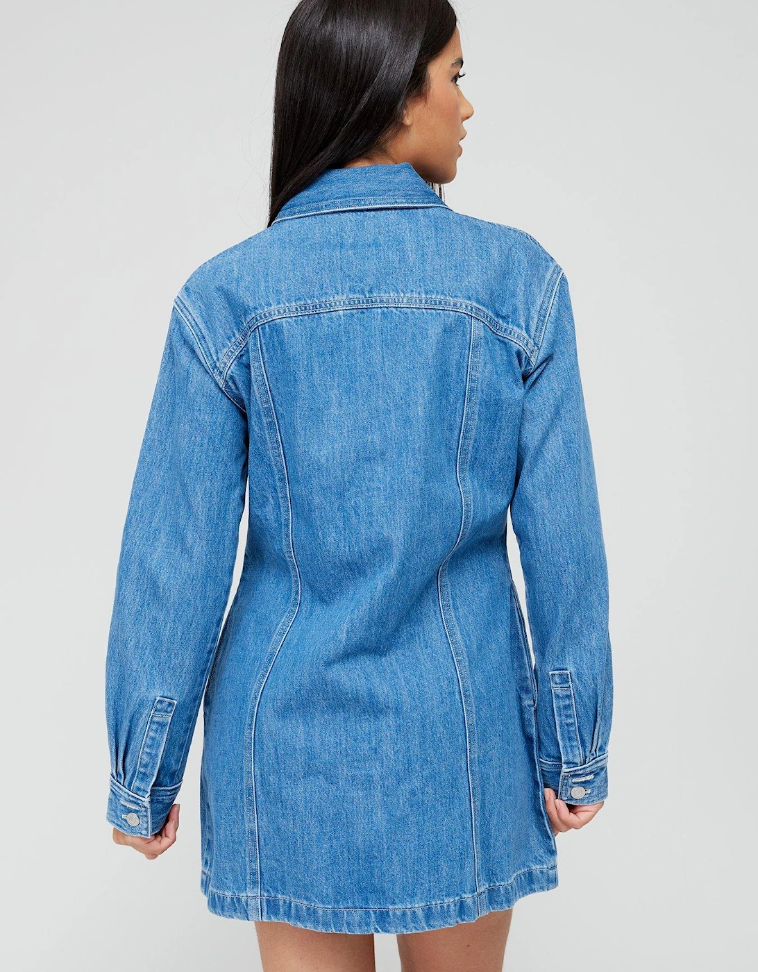 Shay Denim Dress - Old 517 Blue X