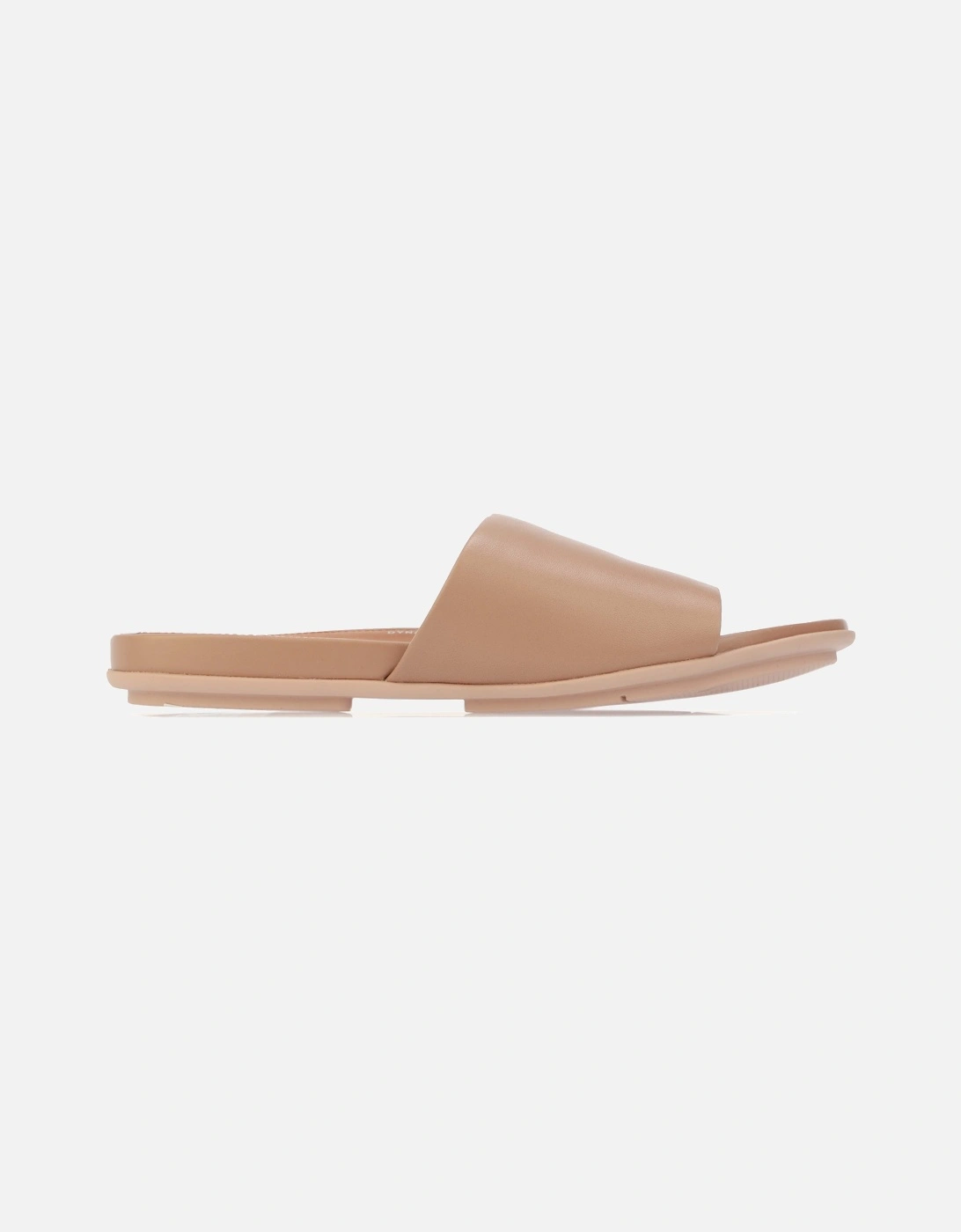 Womens Gracie Leather Pool Slide Sandals