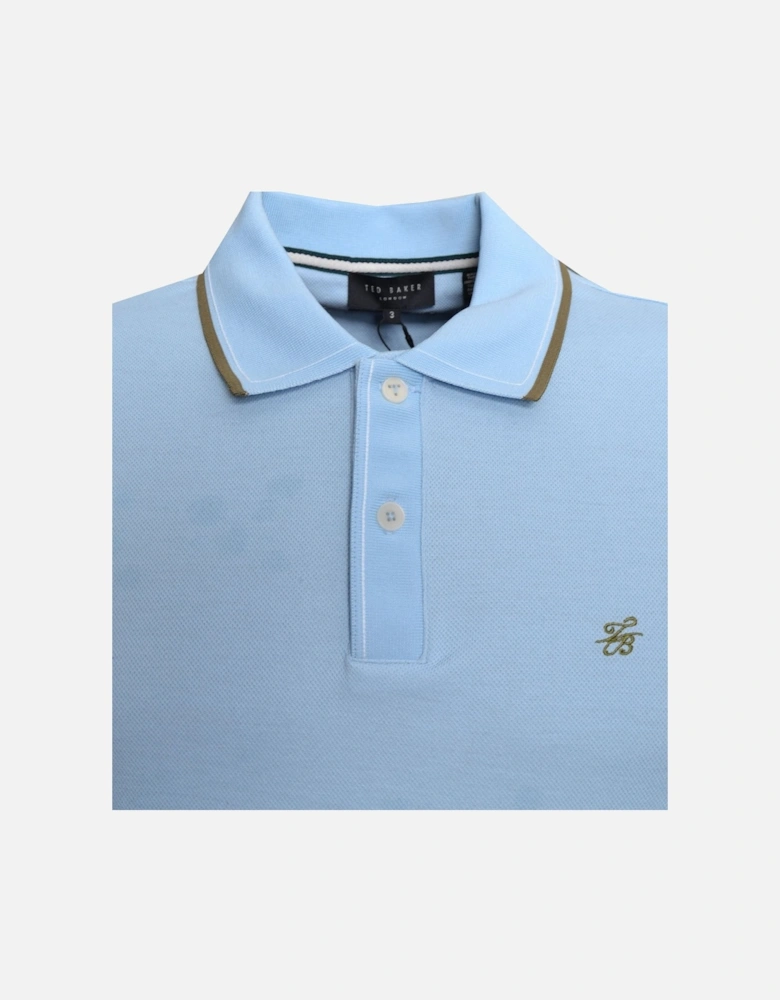 Men's Sky Blue Polo Shirt