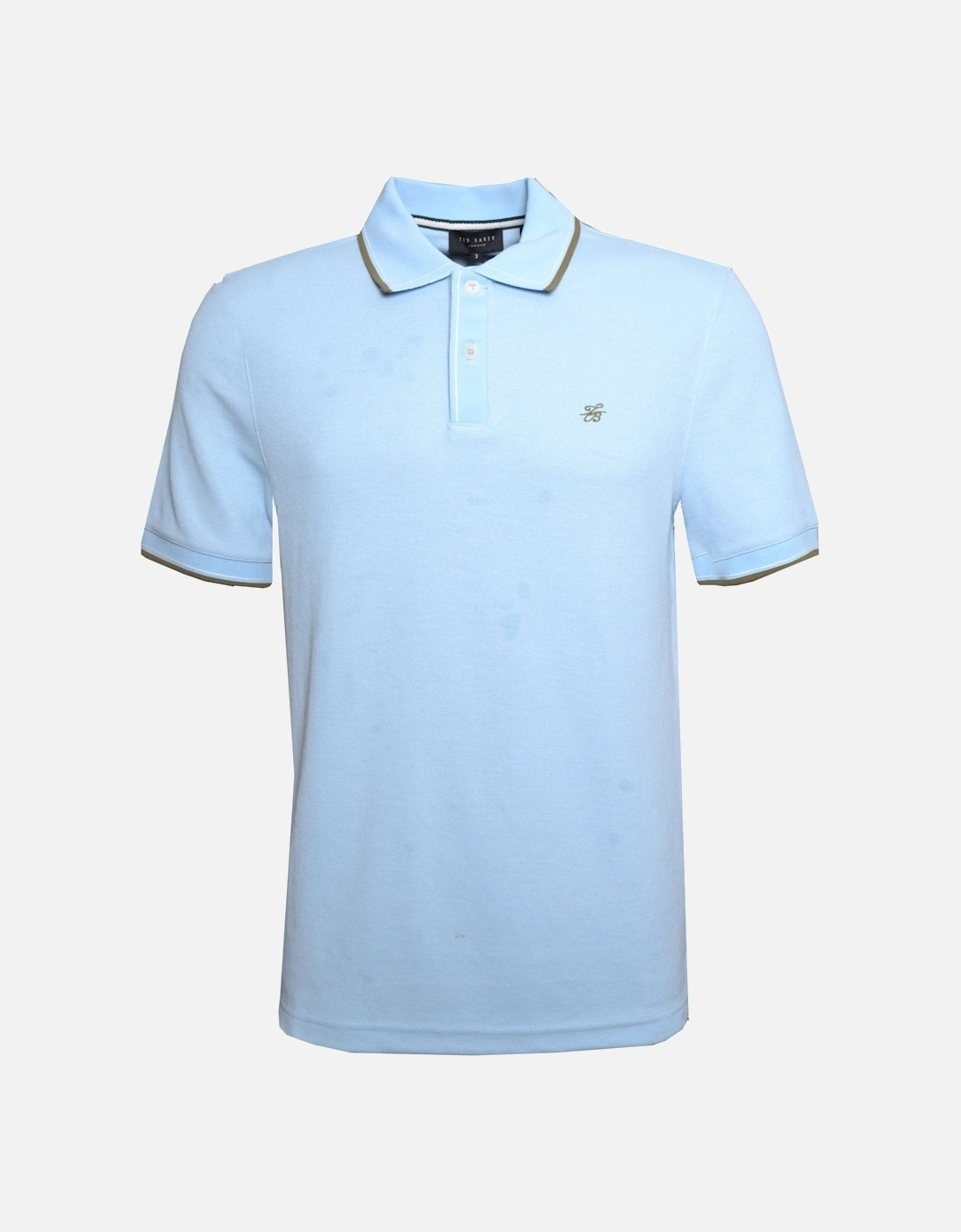 Men's Sky Blue Polo Shirt, 4 of 3