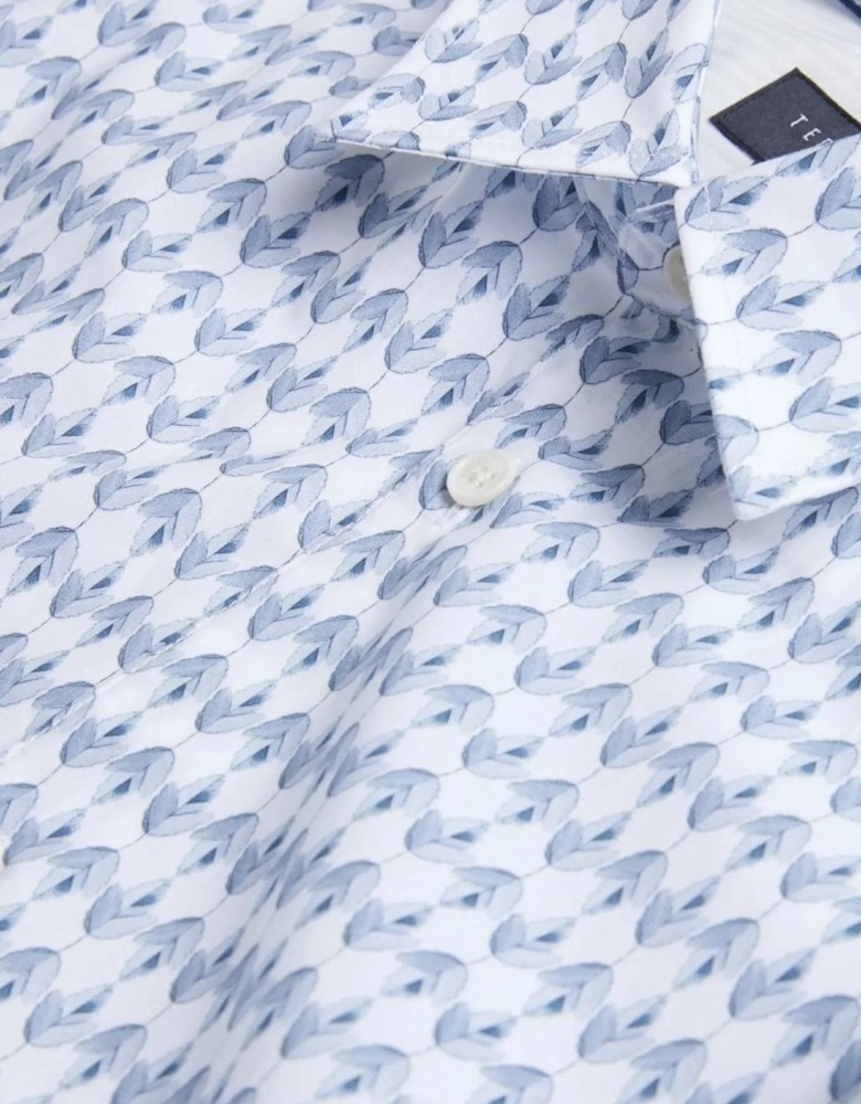 Men's Printed Dibbin Long Sleeved Shirt