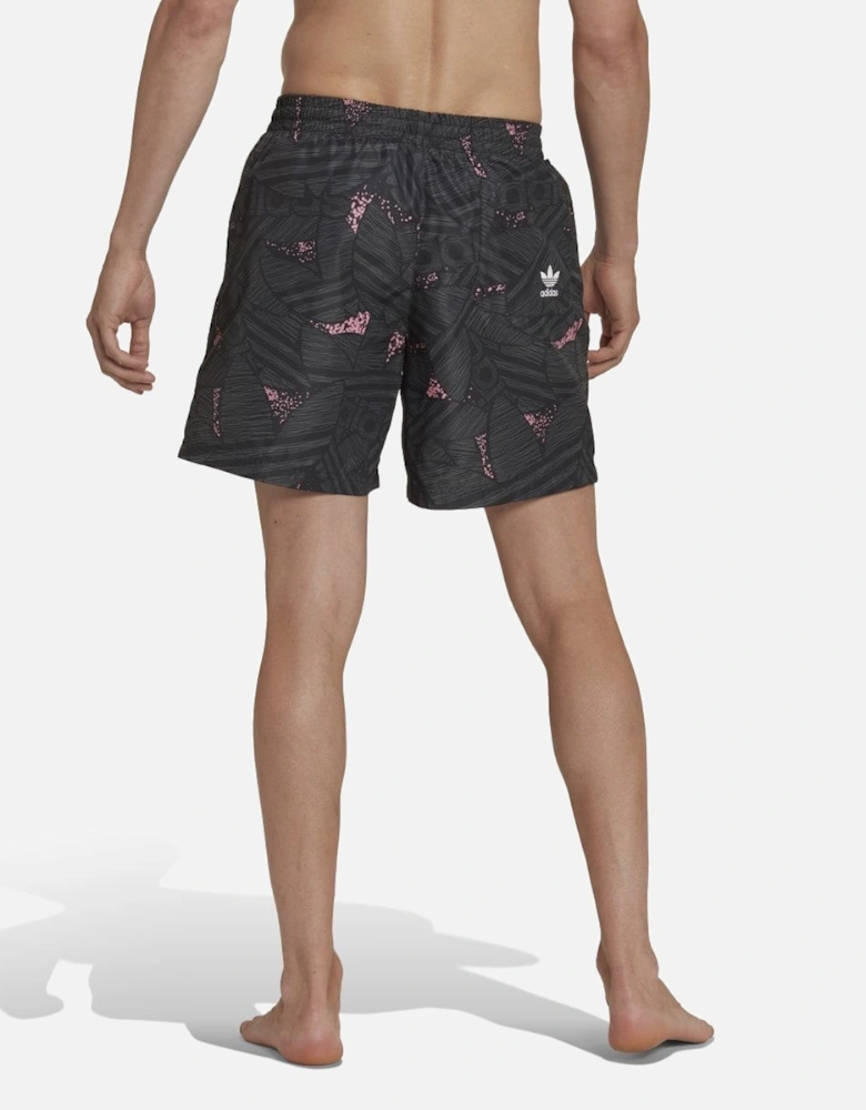 Mens Rekive Allover Print Swim Shorts