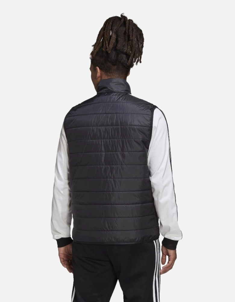 Mens Padded Stand Collar Puffer Vest