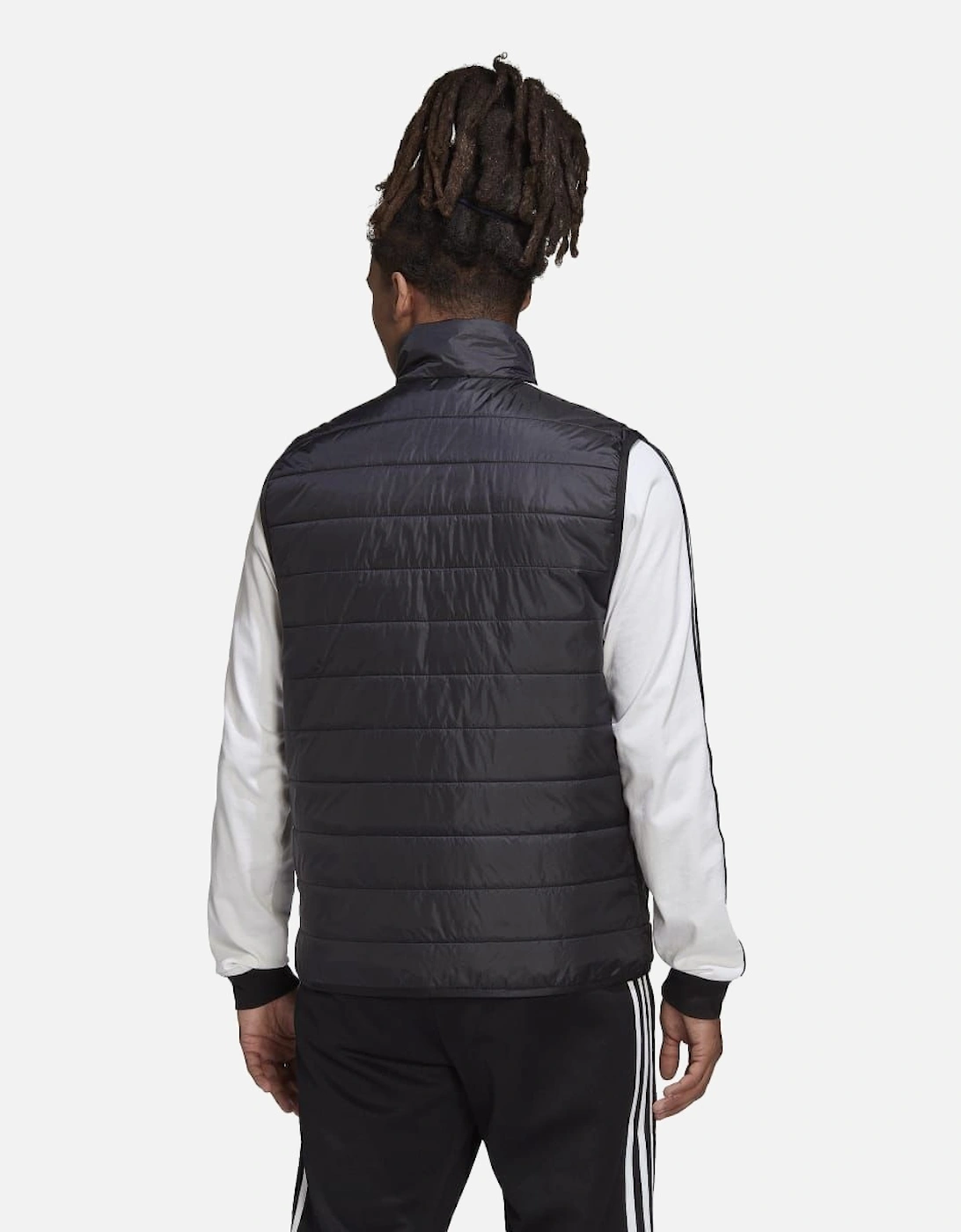 Mens Padded Stand Collar Puffer Vest