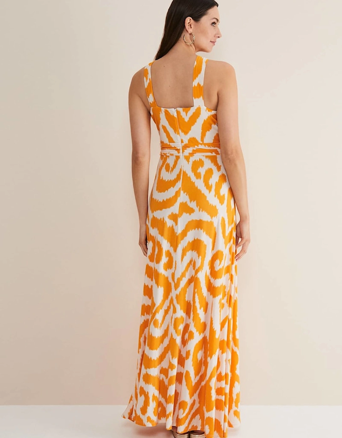 Maude Printed Jersey Maxi Dress