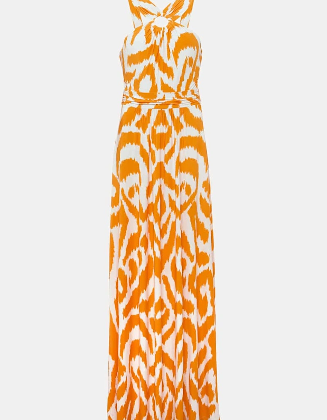 Maude Printed Jersey Maxi Dress