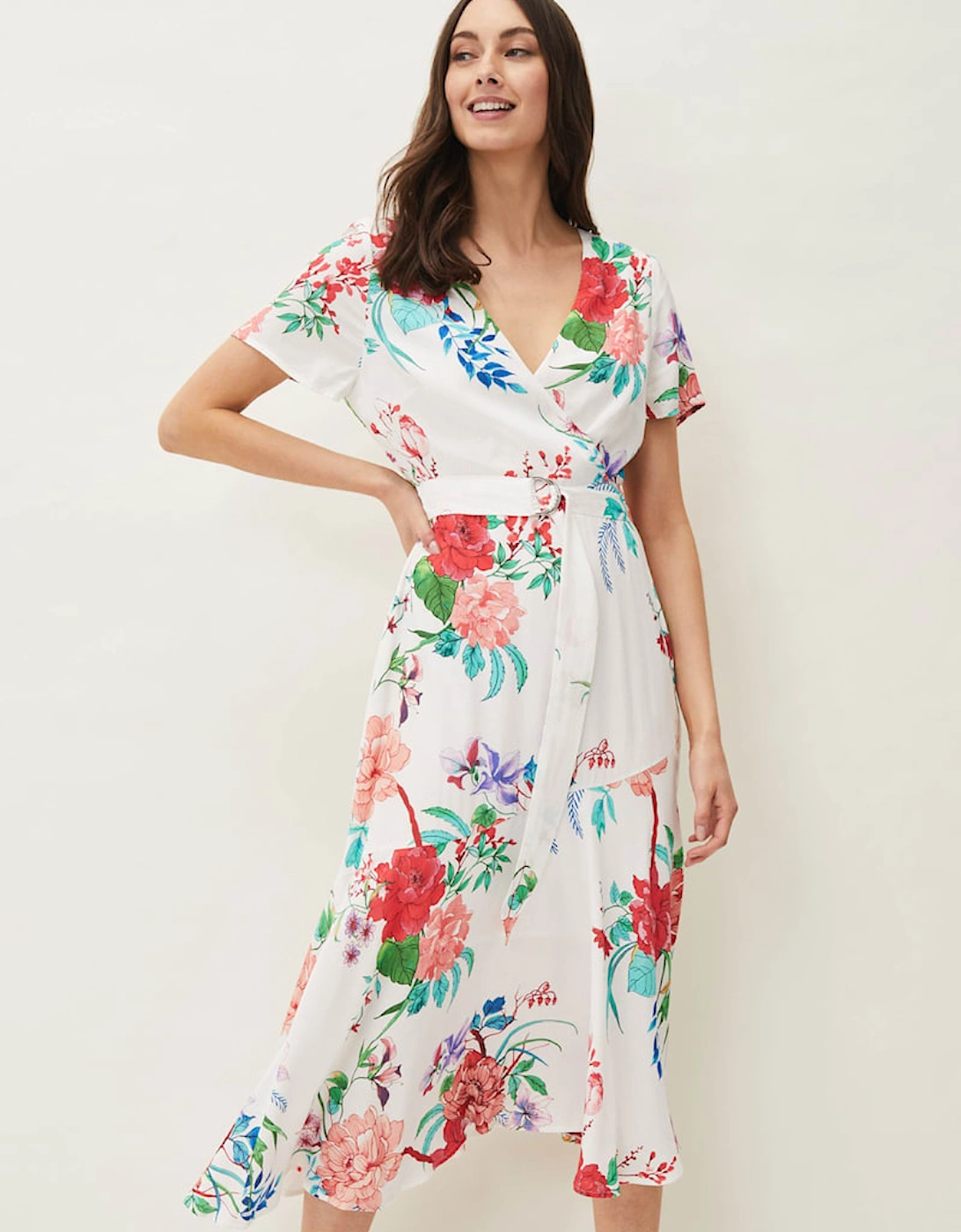 Evadine Floral Tea Dress, 7 of 6