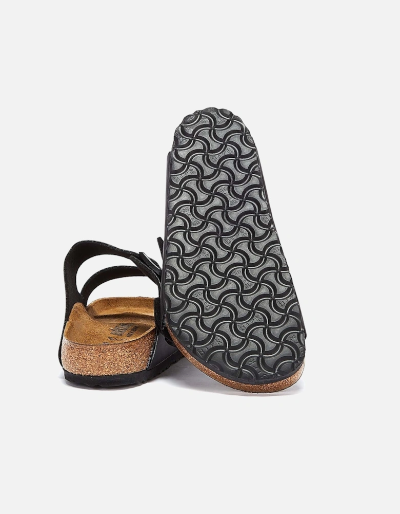 Birko-Flor Mens Black Narrow Sandals