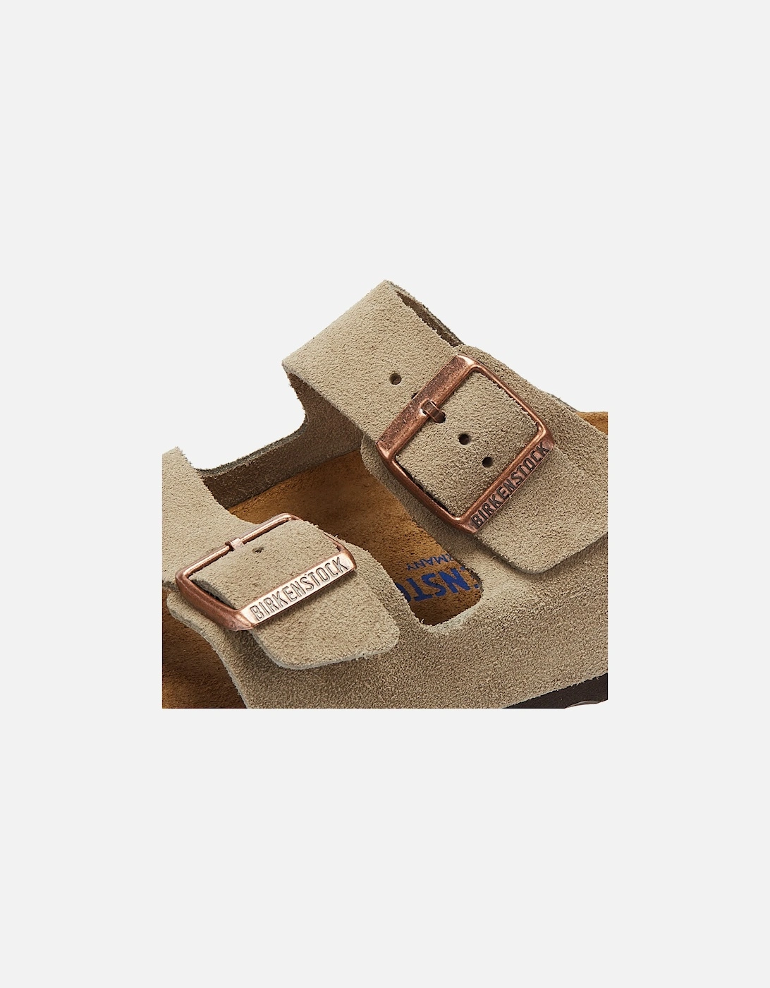 Birko Flor Nubuck Stone Sandals