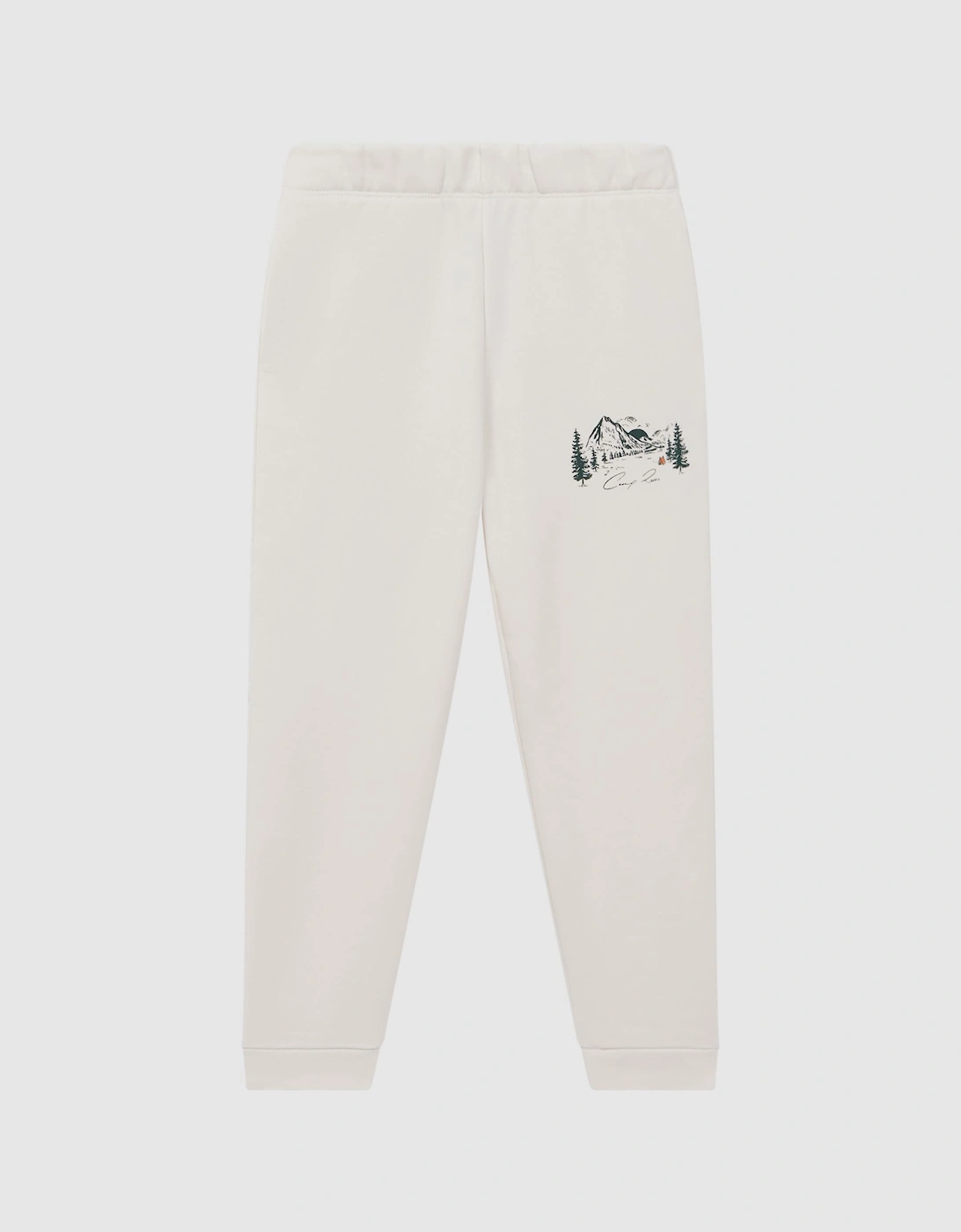 Relaxed Cotton Motif Joggers, 2 of 1