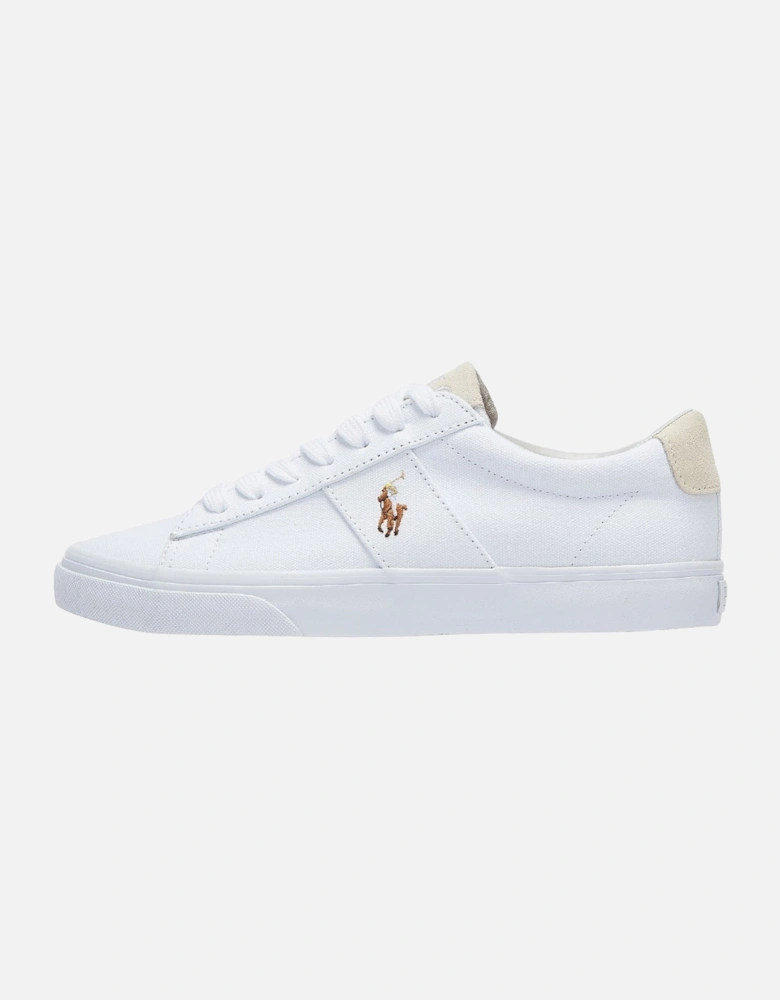 Sayer Canvas White Trainers