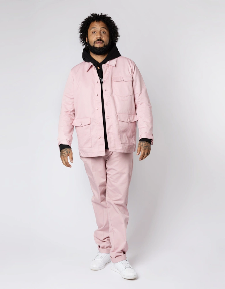 Relaxed Work Jacket Dusty Pink