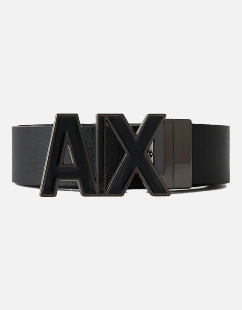 A|X Leather Reversible Belt Black/grey