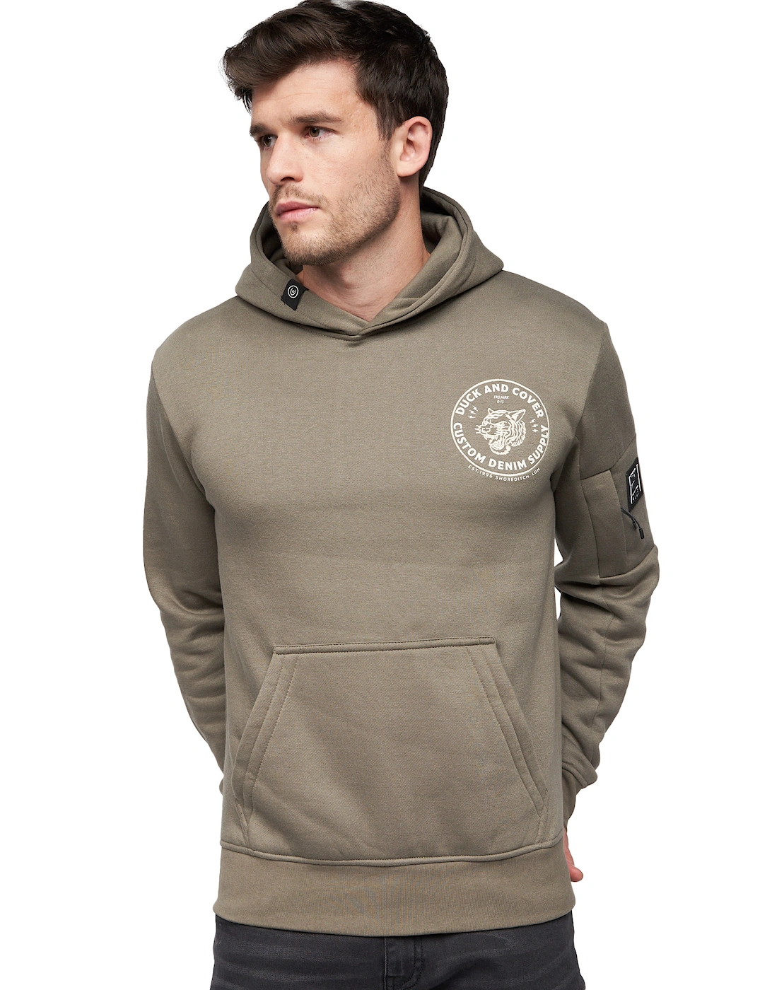 Duck and Cover Mens Supplys Hoodie, 5 of 4