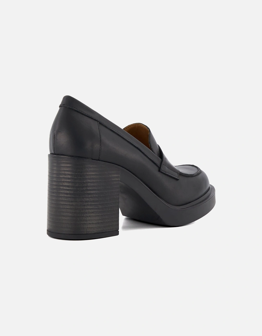 Ladies Govern - Block-Heeled Saddle Loafers