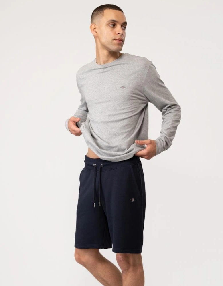 Regular Fit Shield Logo Sweat Shorts