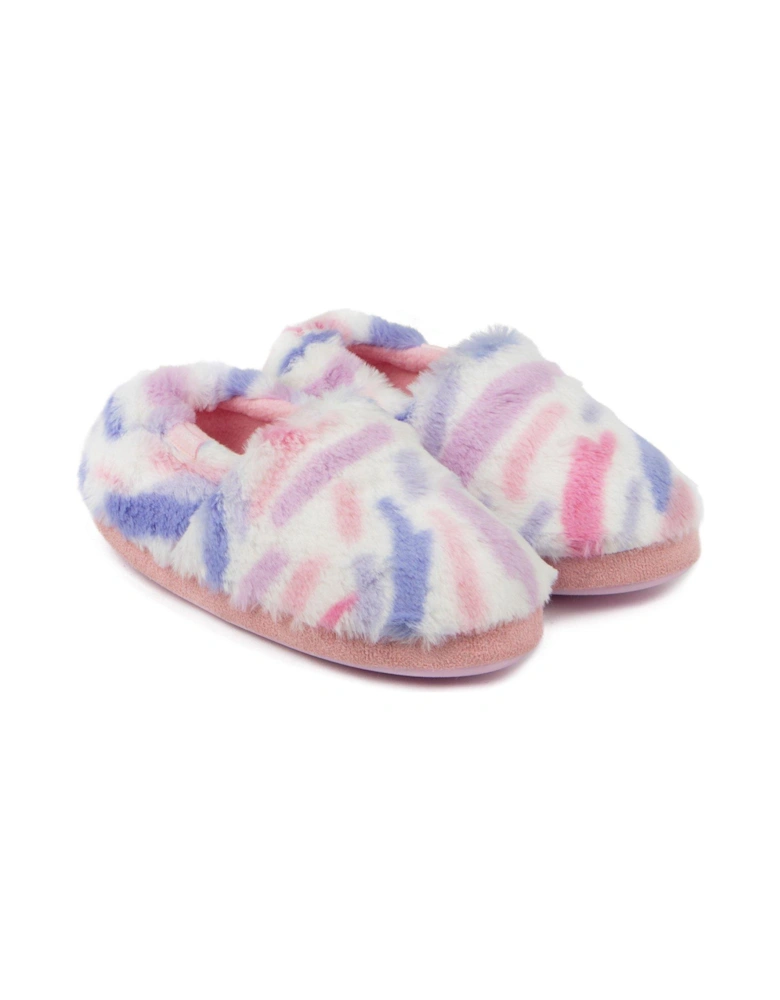 Multi Faux Fur Slippers - Multi