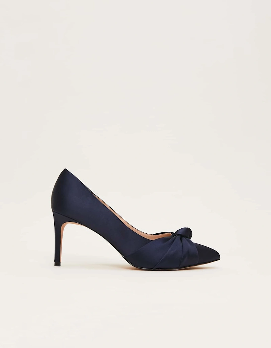 Satin Knot Front Court Shoe, 2 of 1