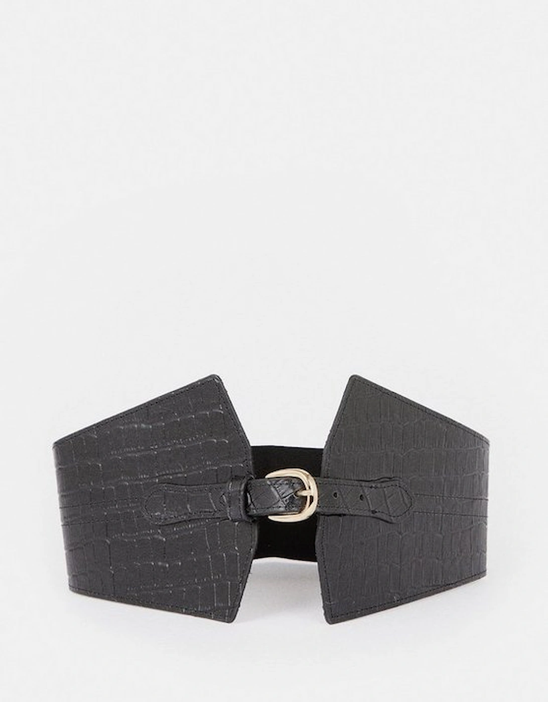 Leather Wide Waist Belt