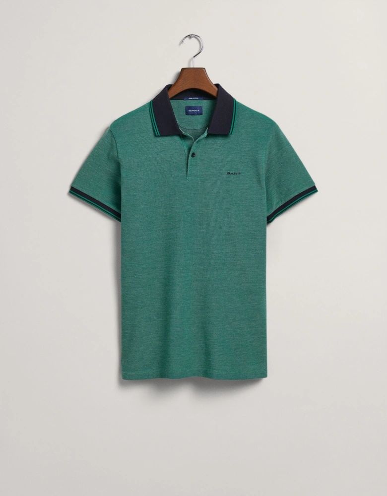 Mens 4 Col Oxford Polo Shirt