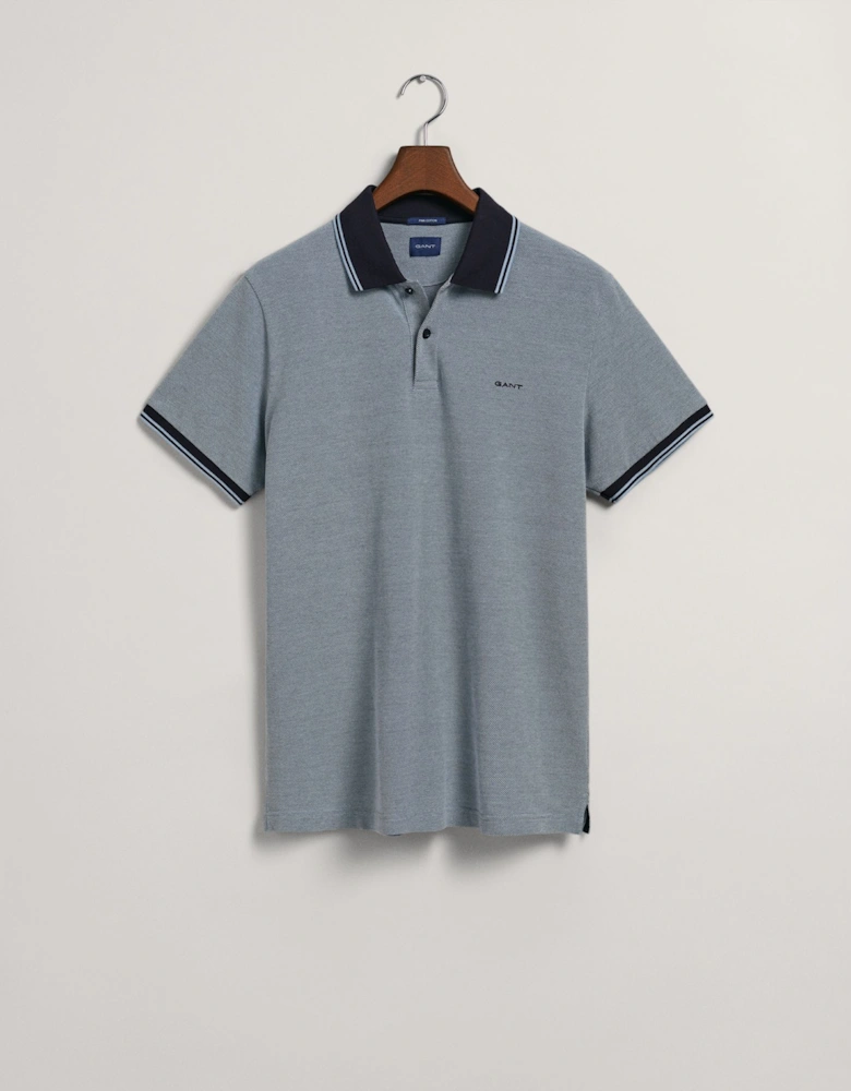 Mens 4 Col Oxford Polo Shirt