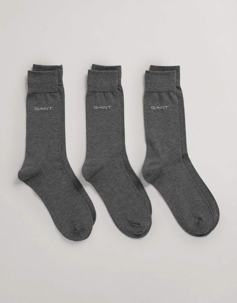 Mens 3 Pack Mercerized Cotton Socks - Mens Mercerized 3 Pack Cotton Socks