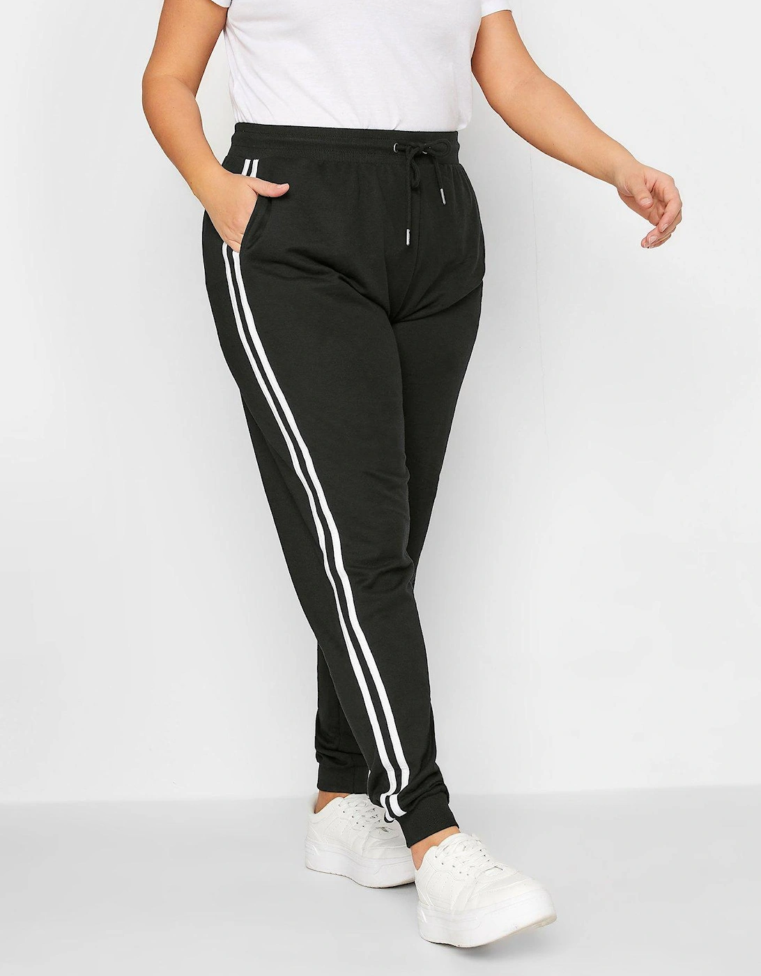 Tall Side Stripe Black Trouser, 2 of 1