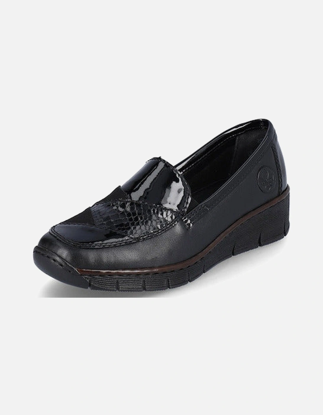 ladies 53785-00 slip on shoe in Black Patent, 2 of 1