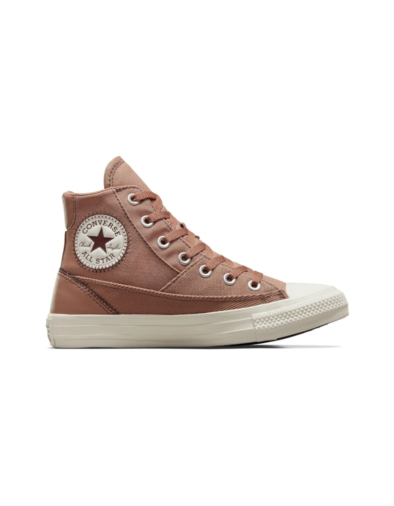 Chuck Taylor All Star Patchwork Canvas Hi-Tops - Brown