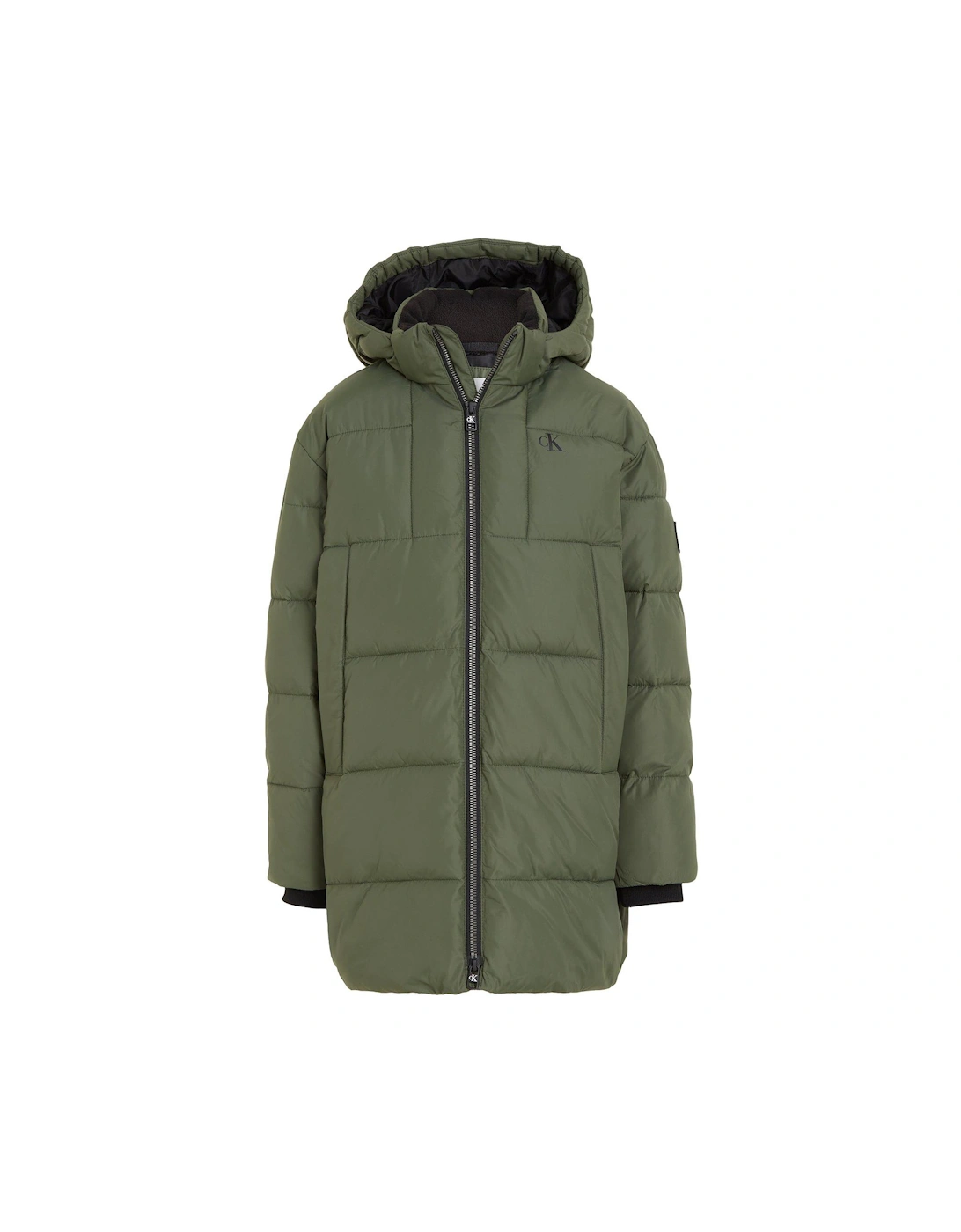 Boys Essential Padded Parka - Thyme, 3 of 2