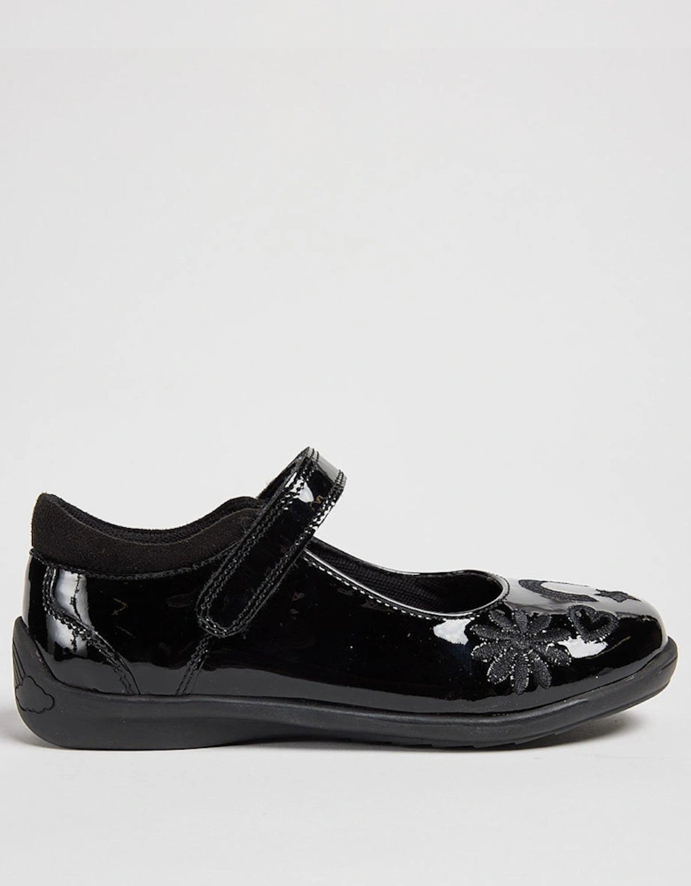 Unibow Patent School Shoe - Black