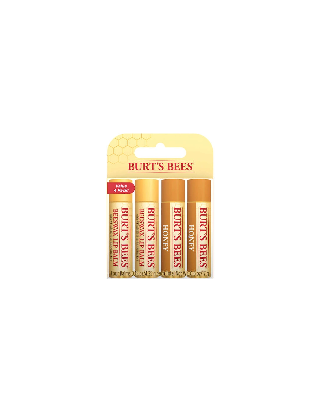 Beeswax and Honey Lip Balm (4 Pack), 2 of 1