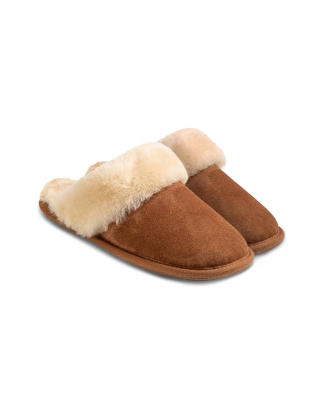 Duchess Soft Cuff Sheepskin Mule Slipper - Rose, 2 of 1