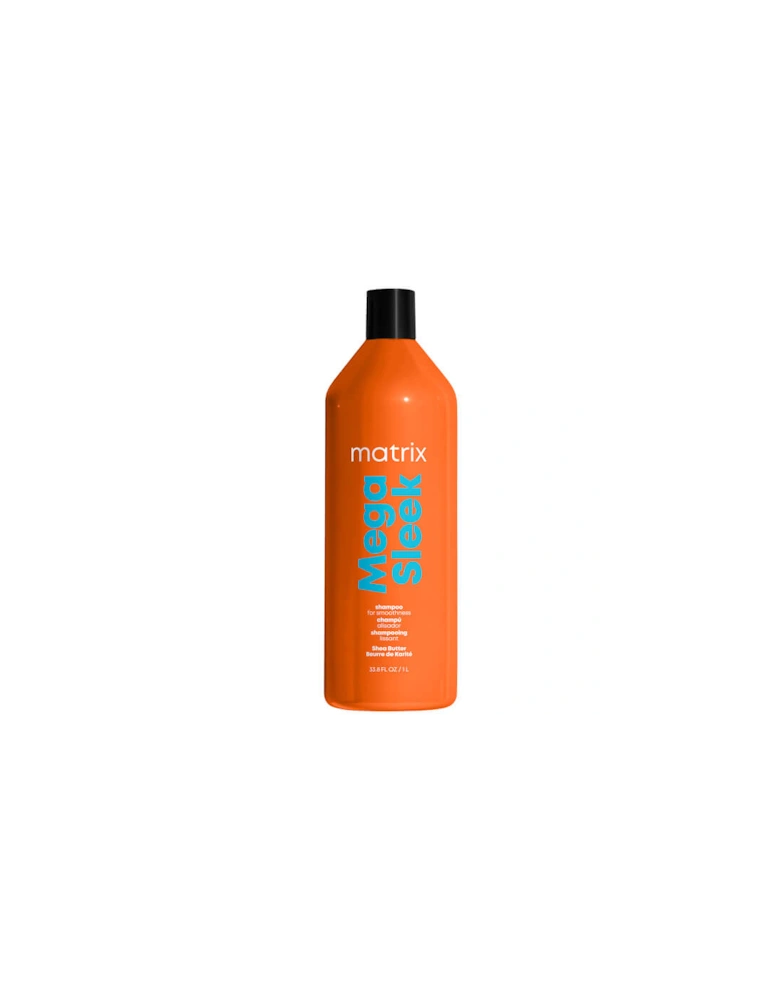 Total Results Mega Sleek Shea Butter Smoothing Shampoo for Frizzy Hair 1000ml