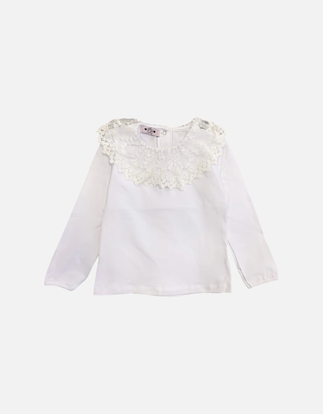 White Lace Collar Top, 3 of 2