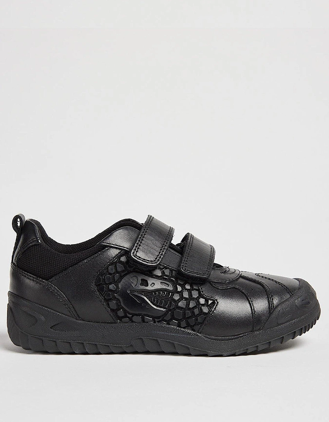 Jupiter Dino School Shoe - Black, 2 of 1
