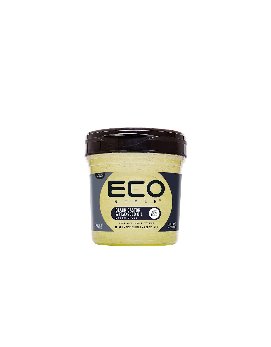 EcoStyle Black Castor & Flaxseed Oil Styling Gel 473ml, 2 of 1