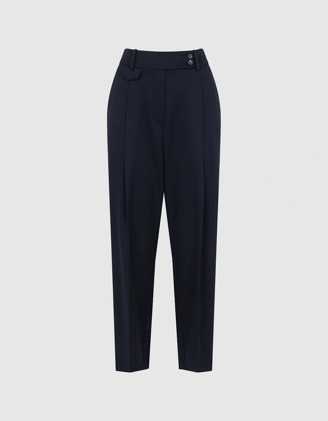 High Rise Cropped Tapered Trousers, 2 of 1
