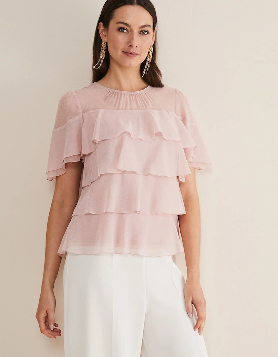 Stacey Ruffle Blouse, 7 of 6