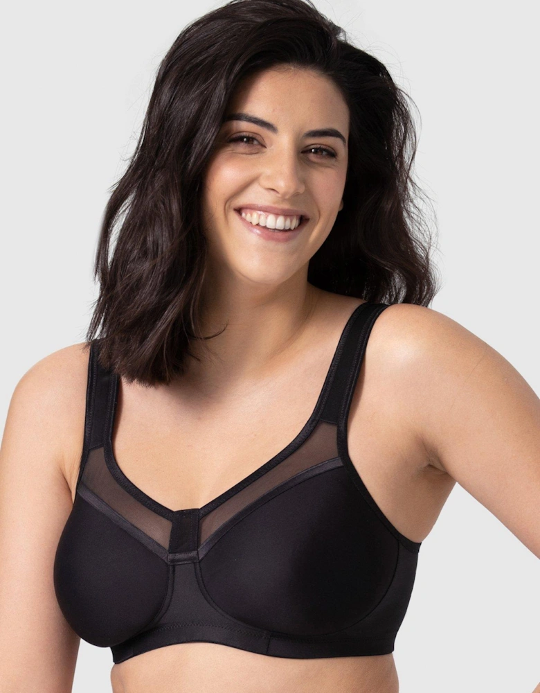 Sweet Senses Non Wired T-shirt Bra - Black