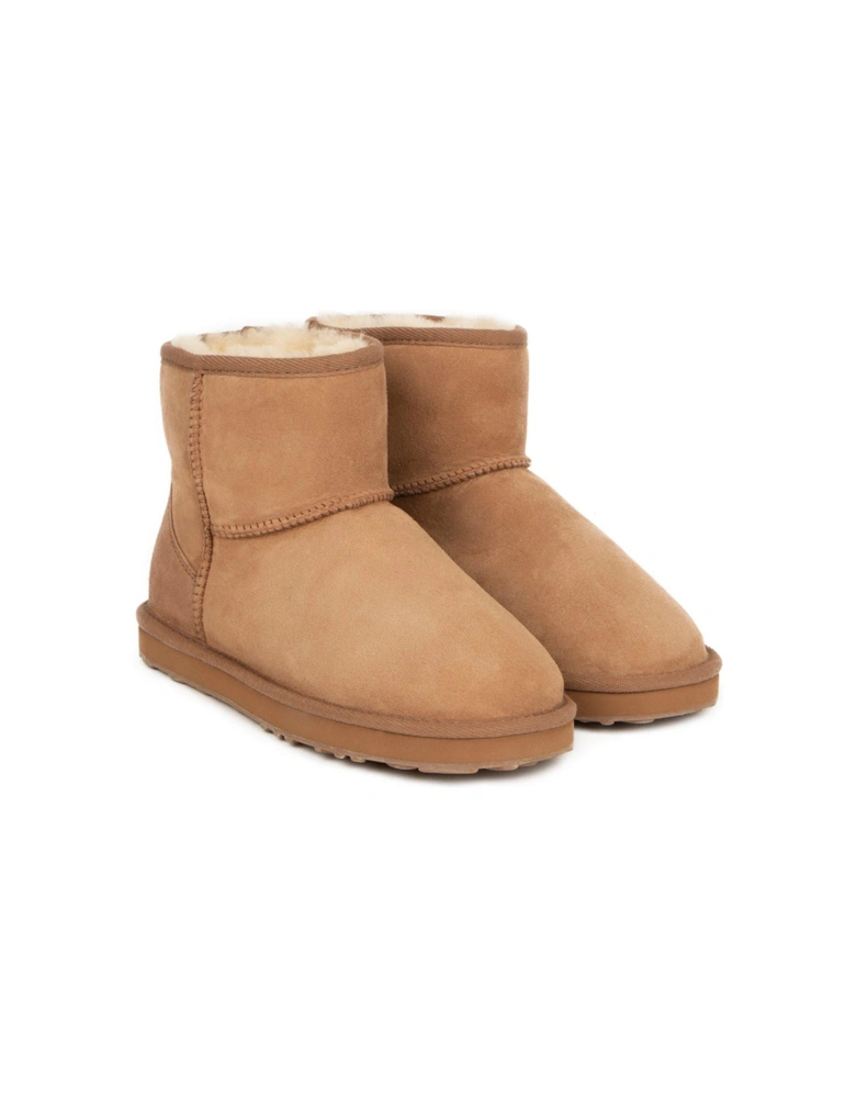 Ladies Mini Classic Sheepskin Boot - Chestnut