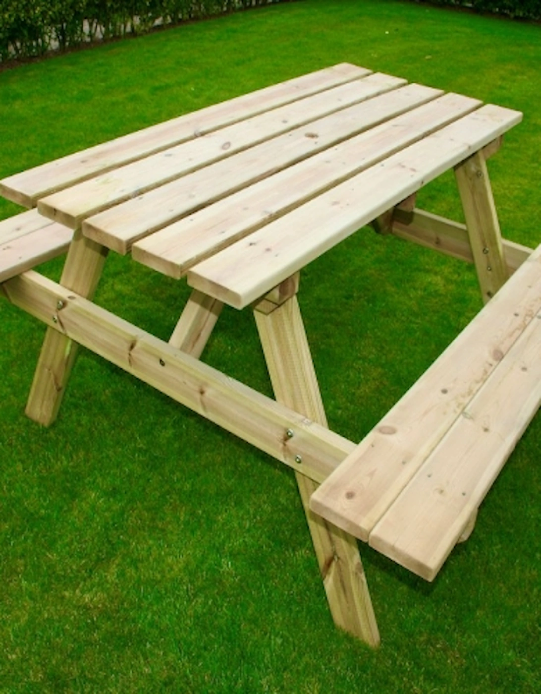 Economy Wooden Picnic Table