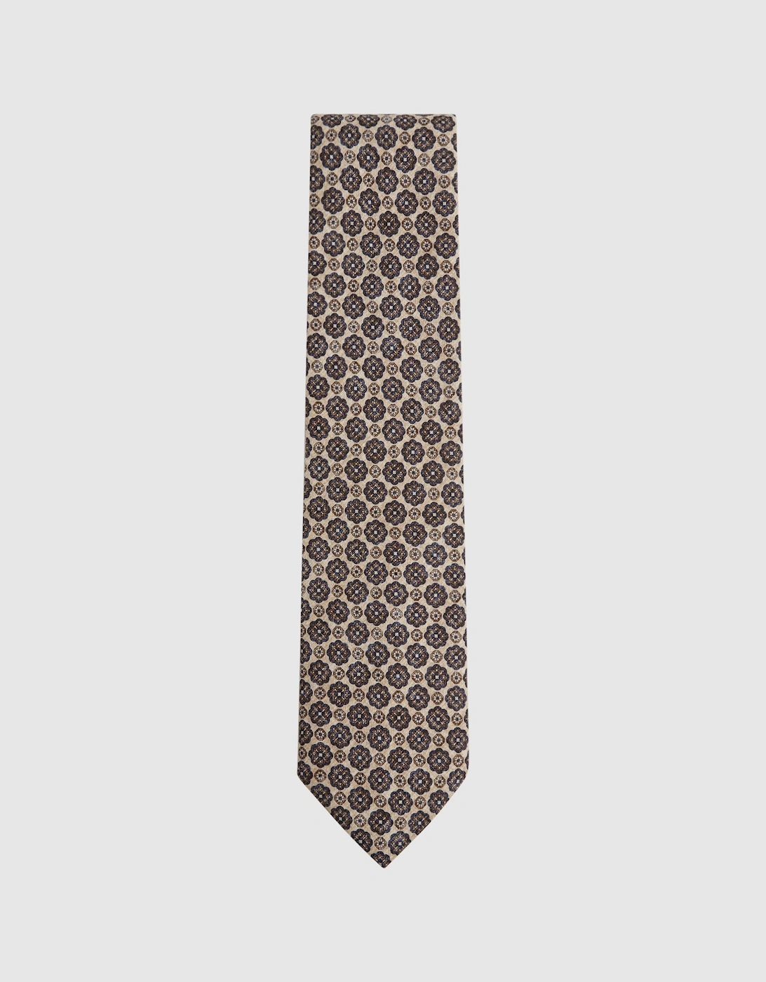 Silk Floral Medallion Tie, 2 of 1