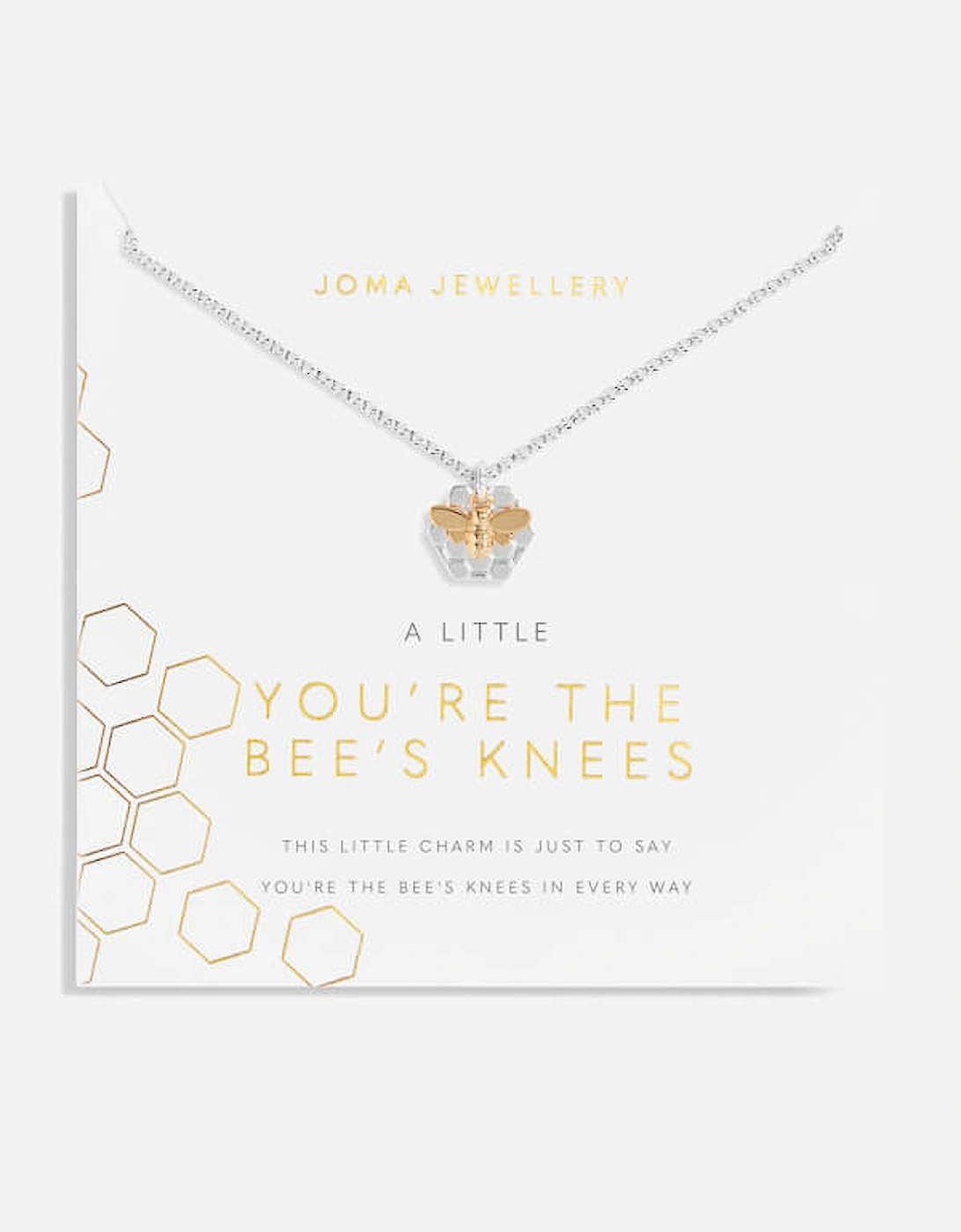 A Little You're The Bees Knees Silver-Tone Necklace, 2 of 1