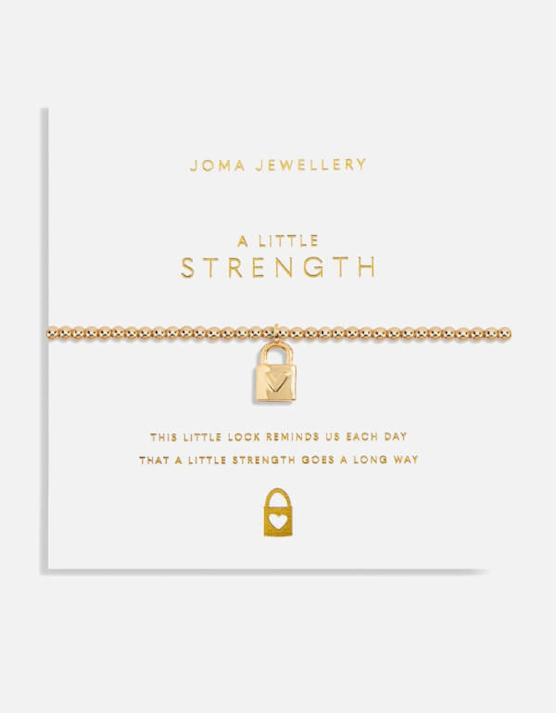 A Little Strength Gold-Tone Bracelet