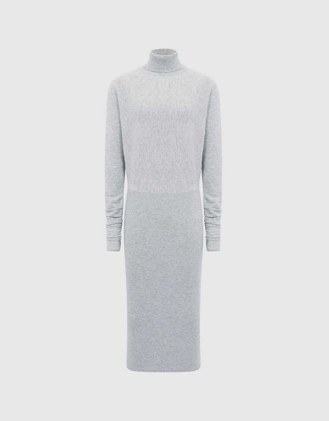 Cashmere Roll Neck Knitted Dress, 2 of 1