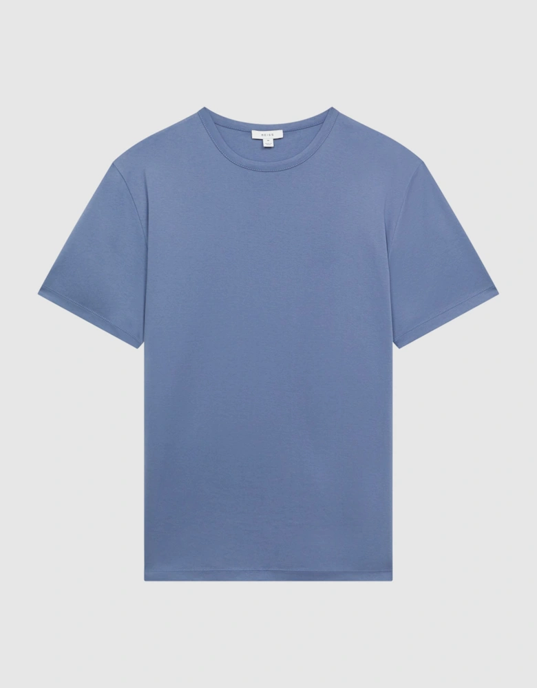 Mercerised Cotton Crew Neck T-Shirt