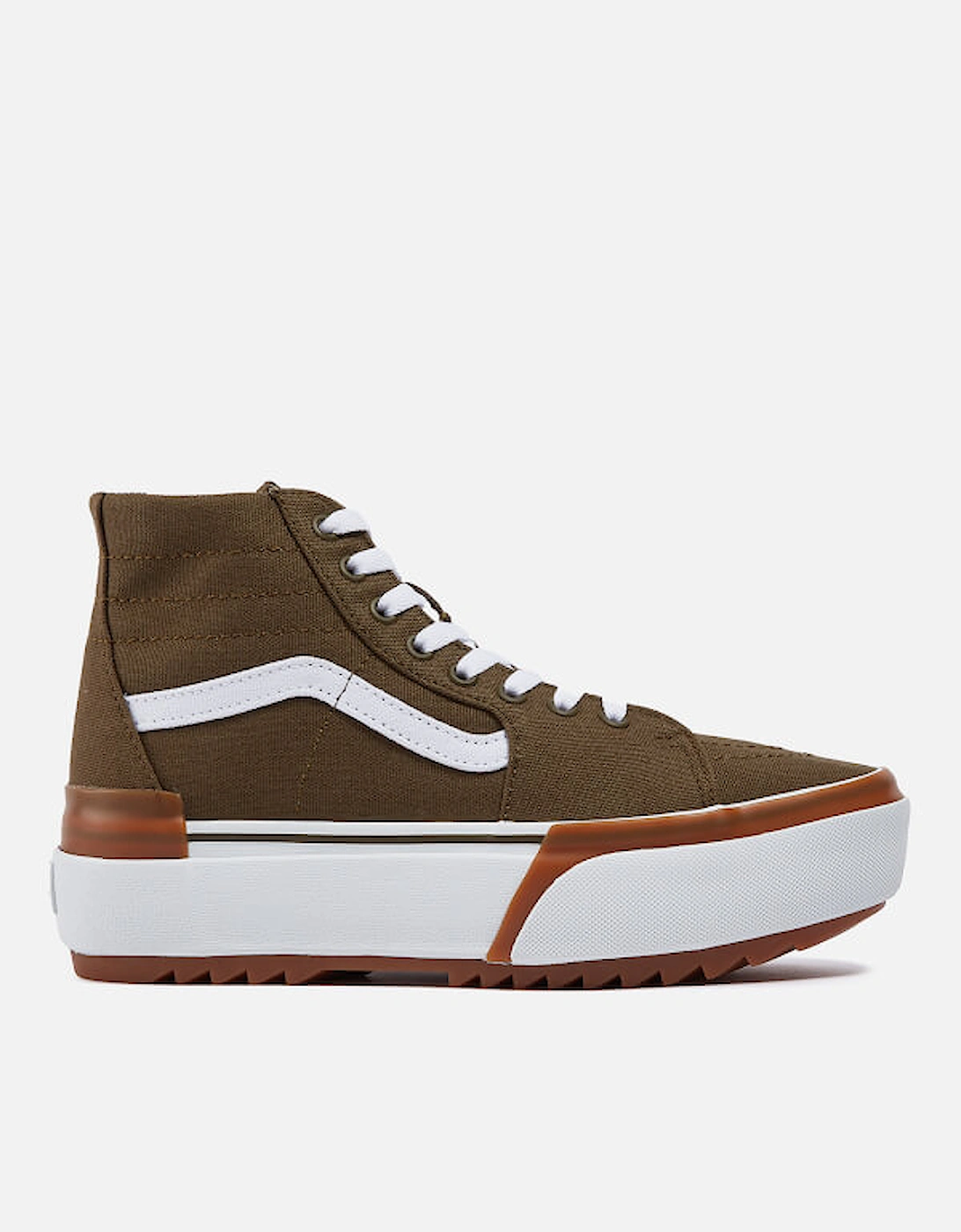 Women's Canvas Sk8-Hi Stacked Canvas Trainers, 2 of 1
